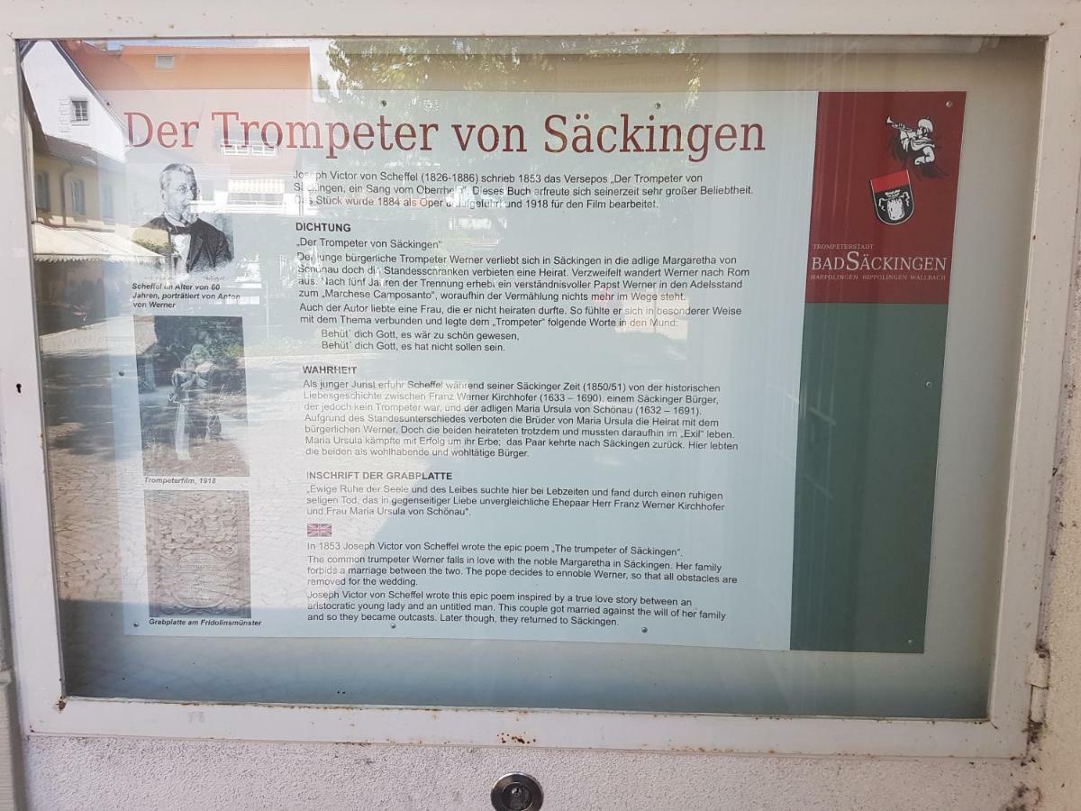 Privatzimmer Sonne Bad Säckingen Exterior foto